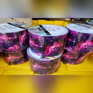 ArtMinds 1.88" x 10 yd Galaxy Nebula Space Pattern Craft Tape 6 Pack